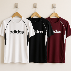 Premium Quality Sports & Gym T-Shirt | Summer Collection (Combo Pack) -White,Black,& Merron