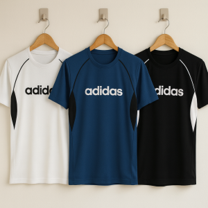 Premium Quality Sports & Gym T-Shirt | Summer Collection (Combo Pack) -White ,Blue & Black