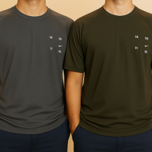 Nike Elite Drop-Shoulder T-Shirt — Gray & Ash  (Combo Pack)