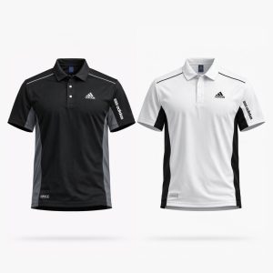 NovaSport Polo-Black & White