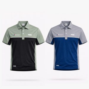 Motorsport Edition Polo-Pastel Green & Blue
