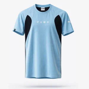 Premium Quality Sports & Gym T-Shirt | Ice Blue