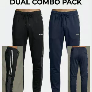 ComfortKnit Pro Trouser-Black & Navy Blue