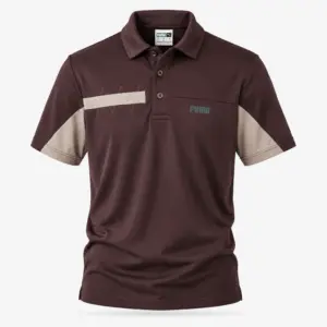AeroFit Polo-Coffee Colour
