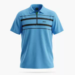 Classic Fit Polo-Sky Blue