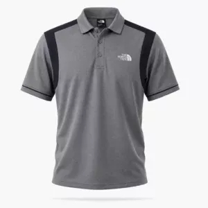 Essential Polo Tee-Gray
