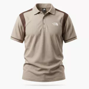 Essential Polo Tee-Light Brown
