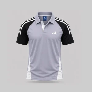 Sporty Polo –Light Grey | AP106